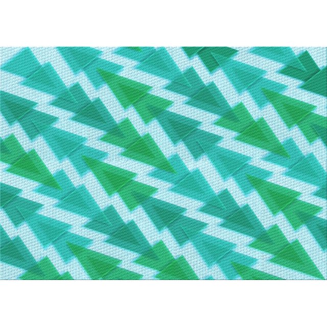 Ahgly Company Machine Washable Indoor Rectangle Transitional Turquoise Green Area Rugs, 5' x 8'