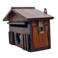 thumbnail image 1 of Retro Style Outdoor Lockable Secure Mail Letter Post Box Mailbox Postbox Vintage, 1 of 8