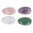 thumbnail image 1 of Worry Stones, 4 Pieces Thumb Worry Stone Exquisite Luster Stress Relief Widely Used  For Anxiety, 1 of 8
