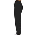 thumbnail image 4 of MAWCLOS Women Jogger Sets Long Sleeve Tracksuit Set Solid Color Two Piece Outfit Breathable Sports V Neck Sweatsuits Black L, 4 of 5