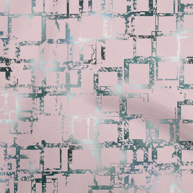 oneOone Polyester Spandex Light Pink Fabric Geometric Sewing Craft Projects Fabric Prints By Yard 56 Inch Wide-66