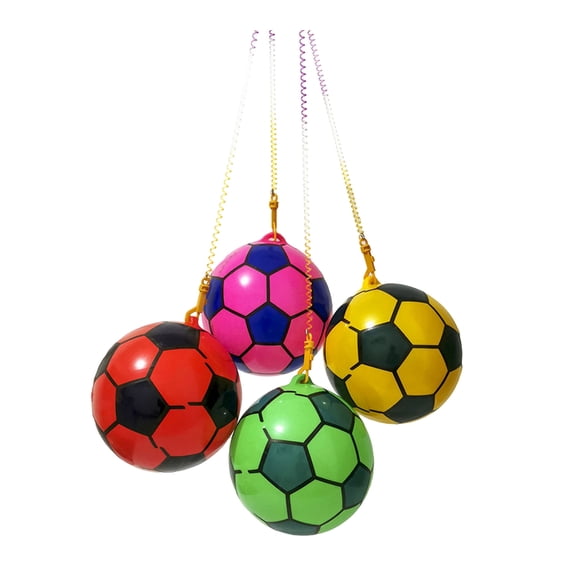 Tetherball Game Set with Swivel Hook and Soft Rope for Outdoor Kids Adults and Yard Party Football Decorations