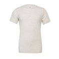 thumbnail image 1 of Bella  Canvas Unisex Crew Neck Triblend Short Sleeve Tee, S, Oatmeal Triblend, 1 of 3