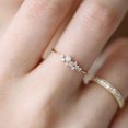 thumbnail image 3 of mmirethe Silver Plated Ring US Size 7/10 Jewelry Wedding Rings Rhinestone Crystal Women Gold US size 6, 3 of 5