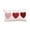 B, variante sur PEONAVET Coussin Décoratif Rouge et Blanc pour Couples, Broderie de Cœurs, Cadeau de la Saint-Valentin, Taies d'Oreiller en Flanelle pour Déco Romantique, Cadeau d'Anniversaire pour Couples 17x17 Po/12x20 Po