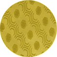 thumbnail image 1 of Ahgly Company Tapis de Zone Rond Lavable en Machine Intérieur Transitionnel Brun Doré Foncé, 4 Pieds Rond, 1 of 7