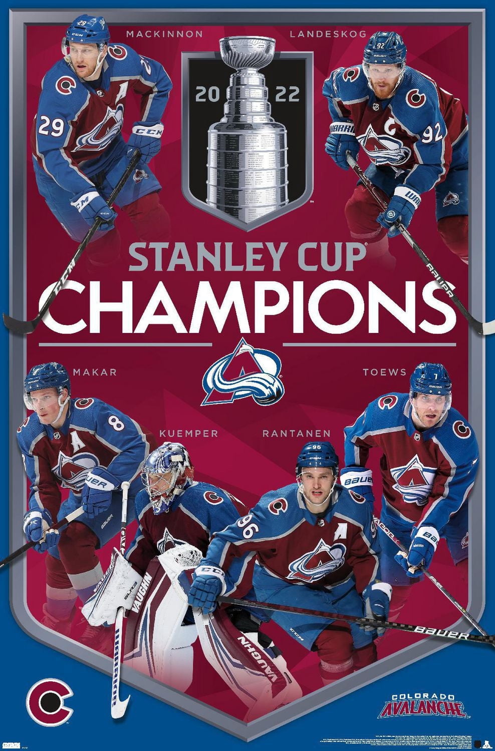NHL Avalanche du Colorado - Champions de la Coupe Stanley