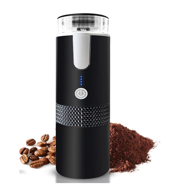 Machines à Espresso Électriques Portatives, Cafetière Mini à Portion Individuelle avec Tasse, Bac pour Capsules de Poudre de Café, pour Camping, Voyage, VR, Randonnée, Bureau