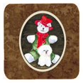 thumbnail image 1 of Bichon Frise sous-Verres en Mousse, Ensemble - 4, 1 of 1