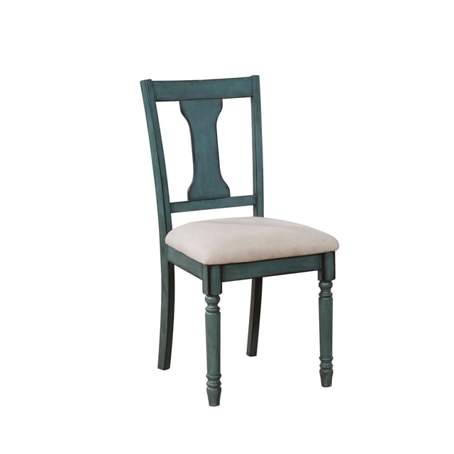 Weston Side Chair, Teal (Set of 2)
