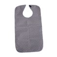 thumbnail image 3 of Esquirla Adult Bib for Eating Large Waterproof Clothing Protector for Senior Citizens gray, 3 of 8