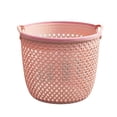 thumbnail image 1 of PP Portable Dirty Clothes Hamper Large Capacity Hollow Design Bathroom Laundry Storage, 1 of 4