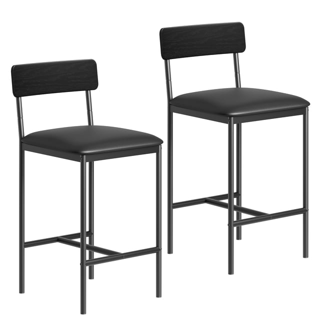 Ensemble de Table à Manger Hauteur Bar 36 Pouces pour 2 - Table de Cuisine à 3 Niveaux avec Rangement et 2 Chaises Rembourrées