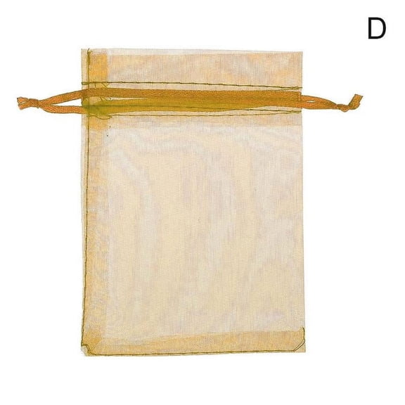 Tsugar 20pcs Jewelry Bags Packing Drawable Organza Bags 7x9cm Sachet Gift Bag Organza Decoration Wedding/Communion W6Y5