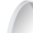 thumbnail image 3 of Mainstays 21" Diameter White Round Wall Mirror, 3 of 8
