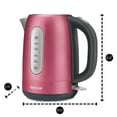 thumbnail image 3 of Sencor SWK-1774RD 1.7L Stainless Steel Electric Kettle (Red), 3 of 4