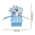 thumbnail image 3 of EGNMCR Christmas Decorations, Christmas Gifts Christmas Card Up Christmas Tree With Lights And Music Greeting Card Christmas Tree Up Christmas Card LED Light Christmas Card Greeting cards, 3 of 5