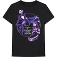 thumbnail image 1 of The Nightmare Before Christmas T-Shirt Unisexe Purple Graveyard, 1 of 3