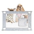 thumbnail image 1 of Porta Gate Travel Collapsible & Adjustable Folding Pet Cat Dog Gate, Grey - One Size, 1 of 1