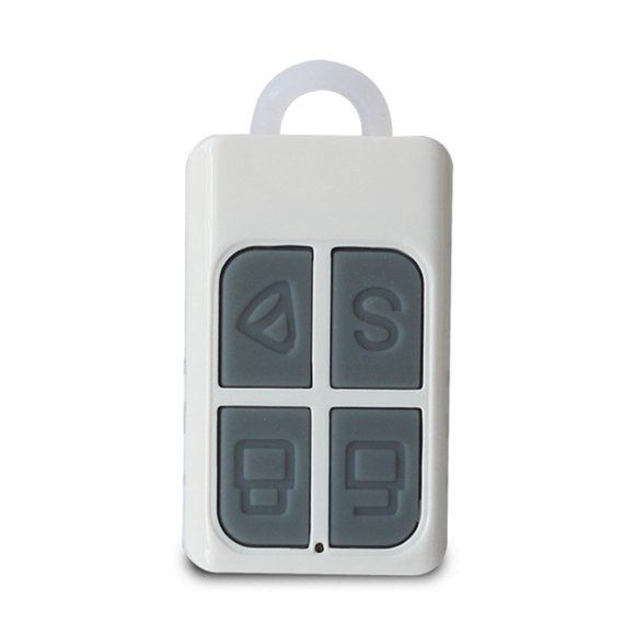 433MHz Wireless Remote Control, 4 Button Remote Key Fob, Compact Wireless Remote Controller for Home Security, Garage Door, Gate, and Alarm Systems