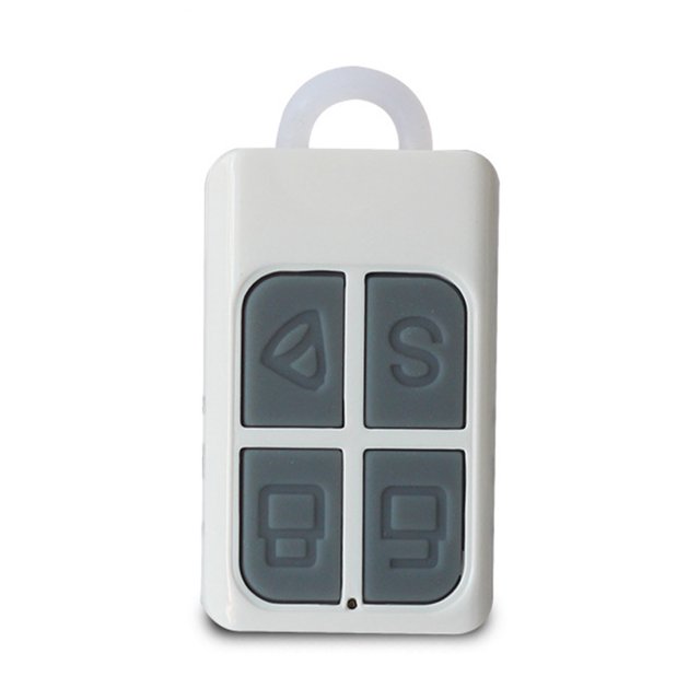 433MHz Wireless Remote Control, 4 Button Remote Key Fob, Compact Wireless Remote Controller for Home Security, Garage Door, Gate, and Alarm Systems