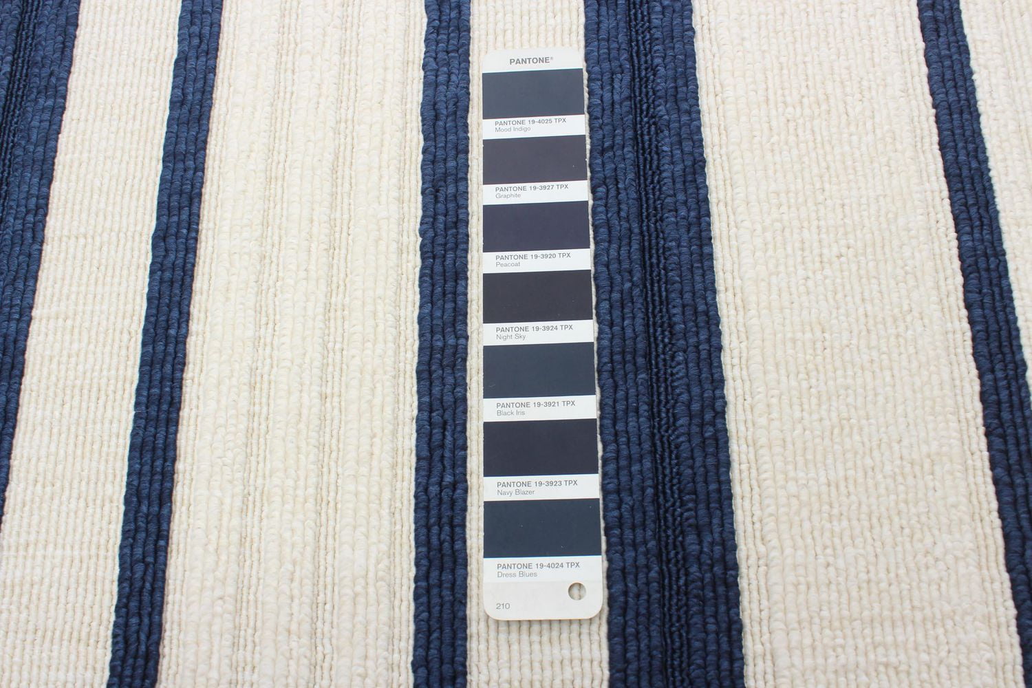 ECARPET Indoor/Outdoor for Balcony, Patio and Garden Arthur Blue, Ivory Rug