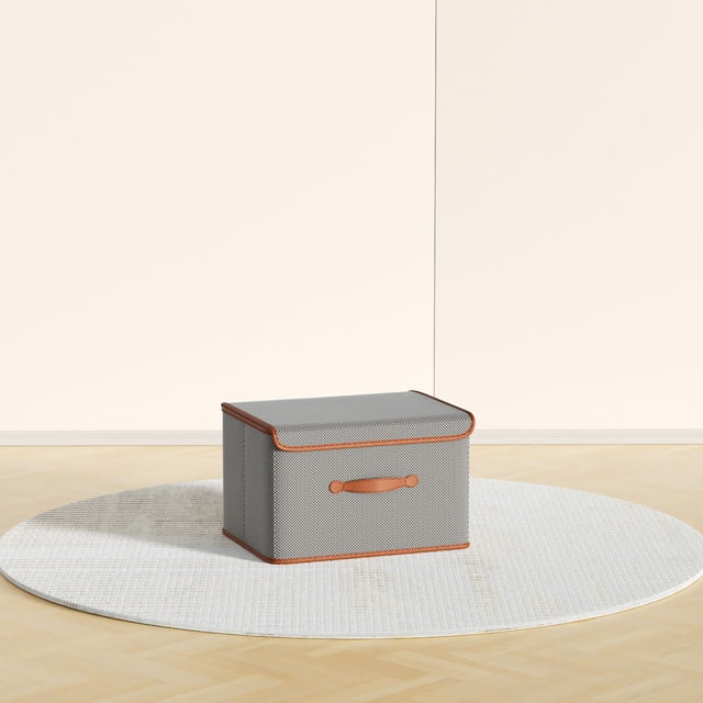 PRETXORVE Thickened and Large Capacity Zippered Non-woven Home Storage for Convenient Organization Of Quilts