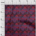 thumbnail image 1 of oneOone Georgette Viscose Fabric Chevron Ikat Decor Fabric Printed BTY 42 Inch Wide, 1 of 4