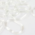 thumbnail image 3 of FESTFENDS 24pcs Shower Curtain Rings Plastic for Glide in Changing Room, 3 of 6