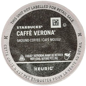 Starbucks Caffe Verona Dark, K-Cup pour les Brewers de Keurig, 24 Nombre (paquet de 4)
