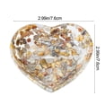 thumbnail image 3 of CQCYD Heart Shaped Resin Bowl, Transparent Jewelry Dish, Decorative Organizer For Rings Earrings, Beautiful Patterned Craft Display, Valentine's Day Gift, 3 of 7