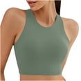 thumbnail image 3 of Sentmoon Bikini Tops for Women Large Bust Curvy Womens Bathing Suits Tummy Control Push Up Solid Color Oversized Spaghetti Strap Backless Swimsuits for Women Summer Beach Must Haves, 3 of 9