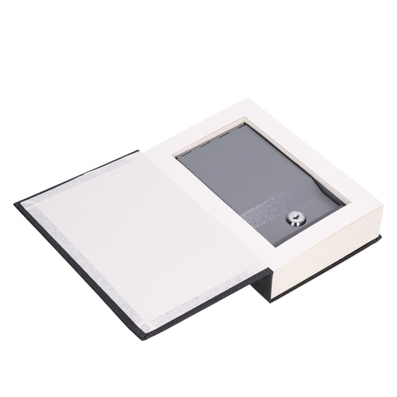 Livre de Diversion Cachée Coffre-Fort Haute Sécurité Livre de Simulation Coffre-Fort Coffret avec 2 Clés pour l'École la Maison les Voyages