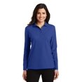 thumbnail image 1 of Port Authority Polo à Manches Longues pour Femmes Effet Soie. L500LS, 1 of 1