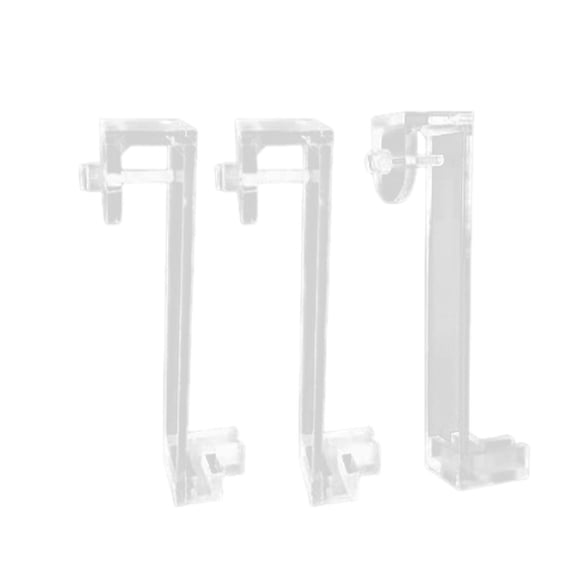Almencla Aquarium Accessories Parts with Brackets Office Replacement Supplies Home Creative Maintenance DIY Living Room Desktop Decor 3 Brackets
