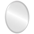 thumbnail image 1 of Singapore Framed Oval Mirror - Silver Spray - 17" x 21", 1 of 7