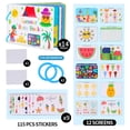 thumbnail image 3 of B Busy Book For Kids Educational Tear And Paste Flip Through Book Spring Summer Autumn Winter Edition For Early Learning Quiet Activity B, 3 of 7