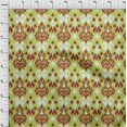 thumbnail image 3 of oneOone Polyester Lycra Fabric Paisley Ikat Print Fabric BTY 56 Inch Wide, 3 of 4