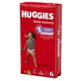 thumbnail image 2 of Huggies Little Movers Baby Diapers, Econo pack, Size 6 (35+ lbs), 108 Count, 2 of 8