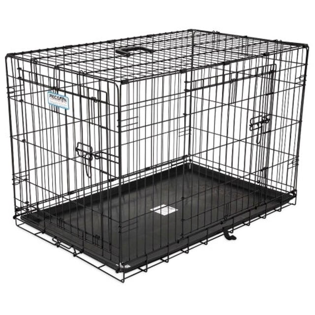 Precision Pet ProValu Indoor & Outdoor Double Door Wire Kennel Dog Crate