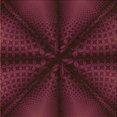 thumbnail image 1 of Ahgly Company Tapis d'Intérieur Lavable en Machine Carré Transitionnel Marron Rouge, 4 Pieds Carré, 1 of 7