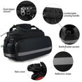 thumbnail image 4 of Rear Seat Bag Expandable MTB Bike Rack Bag Cycling Luggage Carrier Trunk Bag with Rain Cover, 4 of 6