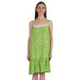 thumbnail image 1 of Bimba Nuisette en Rayonne Imprimée pour Femmes, Robe de Nuit à Bretelles Spaghetti, Nuisette Aguichant, 1 of 7