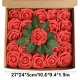 thumbnail image 3 of 25Pcs Realistic Foam Roses – Non-Fading Artificial Flowers with Stems for Wedding Bouquets, Valentine’s Decor & Bridal Shower Arrangements, 3 of 6