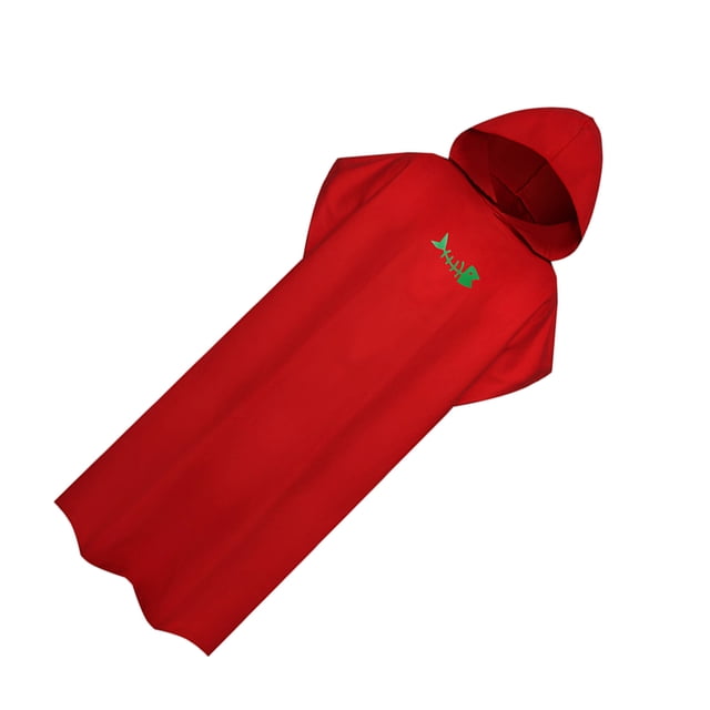 Wweixi Stay Comfortable And Stylish Polyester And Microfiber Changing Robe Soft And Absorbent Towel Poncho red
