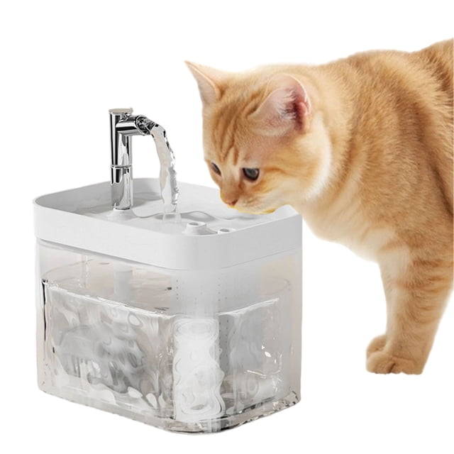 Distributeur Automatique d'Eau pour Animaux avec Port USB Intérieur Extérieur, Filtre, Circulation, pour Chats et Chiens