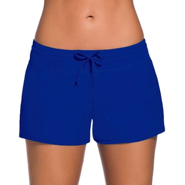 Fankiway Short de Maillot de Bain pour Femmes Bas de Maillot de Bain Grande Taille Bas Boardshort Short de Bain