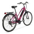 thumbnail image 4 of Hyper E-Ride 700C 36V Electric Commuter E-Bike for Adults, Pedal-Assist, 250W Motor, Plum, 4 of 9