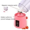 thumbnail image 4 of Portable Blender for Shakes and SmoothiesSize Single Serve Travel Fruit Juicer Mixer Cup with Rechargeable 2000mAh USB Rechargeable BatterySmall Electric IndividualBlender for Juice Mi, 4 of 7