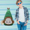thumbnail image 4 of Cute Monkey Style Kids Messenger Bag, Small Shoulder Bag, Soft Fabric Material, Fun Design, For Children, School Use, Portable Storage, Playful Aesthetic, Lightweight Construction, Travel Hzhnb, 4 of 9